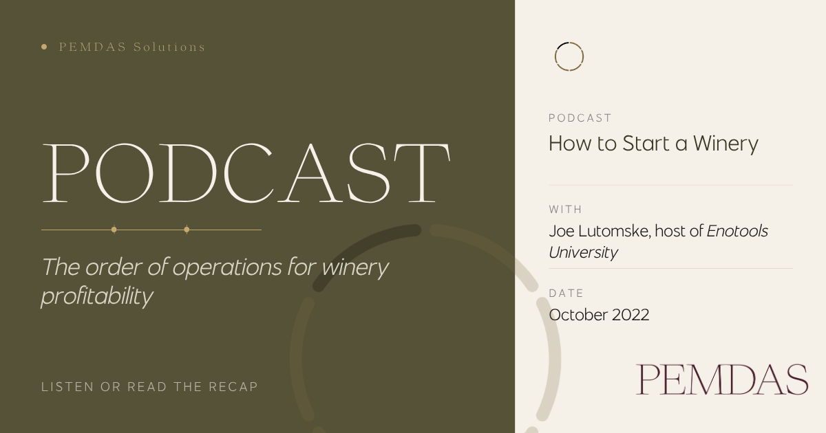 How to Start a Winery With Enotools University
